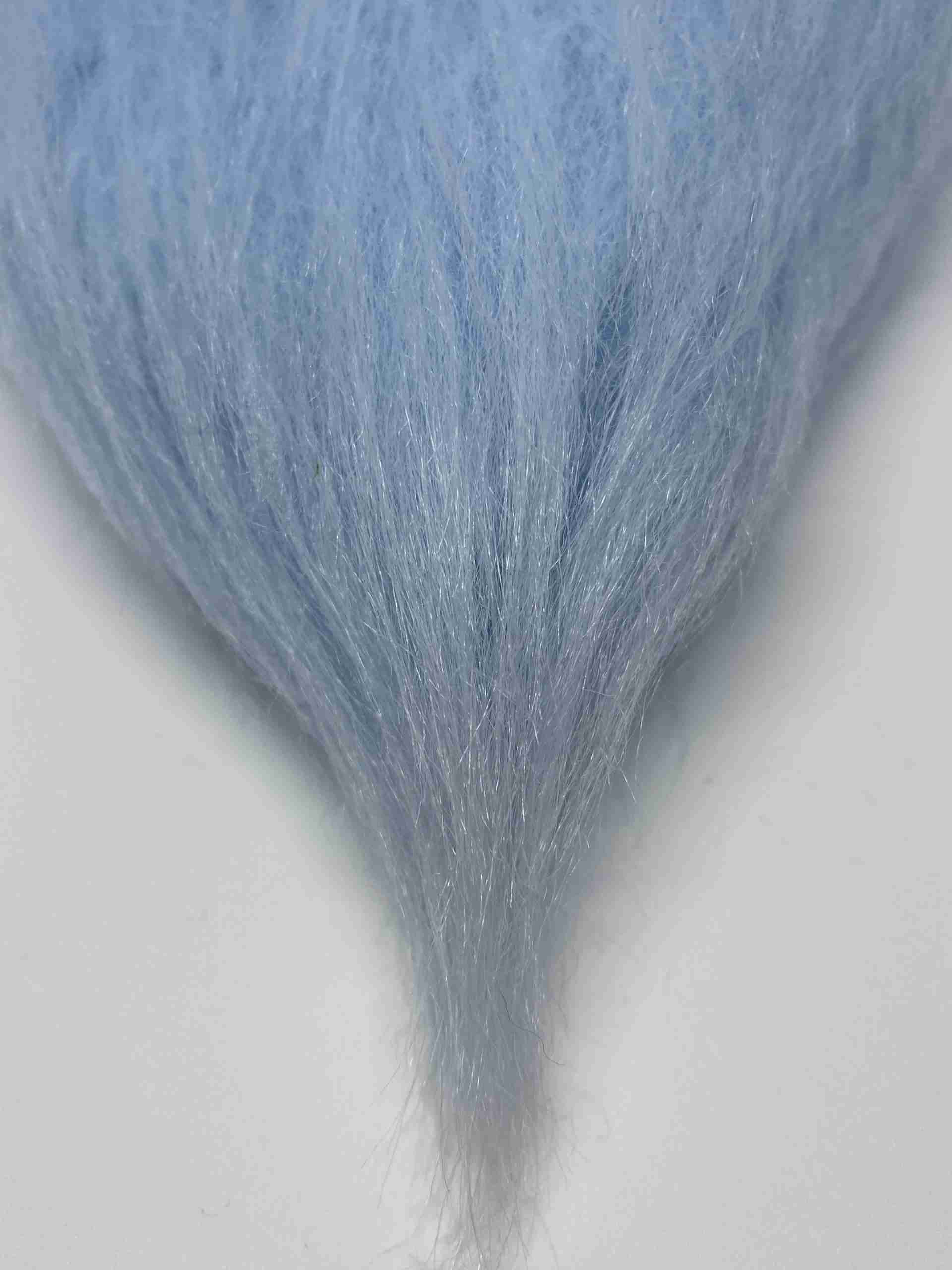 Blue, Long Faux Fur Heart Shaped Anxiety/Stress Weighted Comforter for Adults/Teens - Image 4