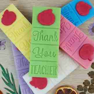 'Thank you teacher' wax melt, gift for teacher, end of year gift