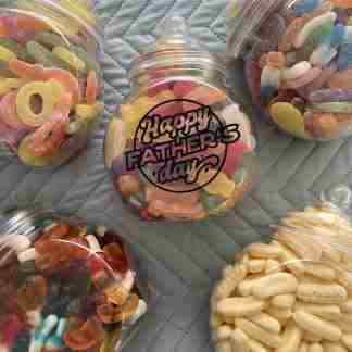 Round Victorian Sweet Jars - You choice of sweets