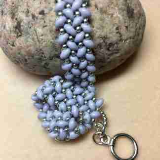 "Paula" Super Duo Bracelet in Light Mauve