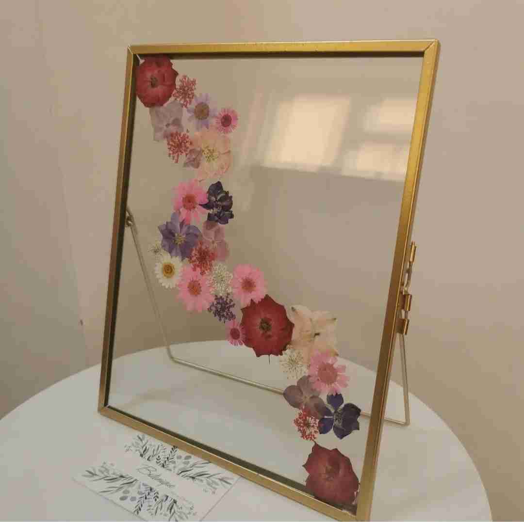 Pressed flowers