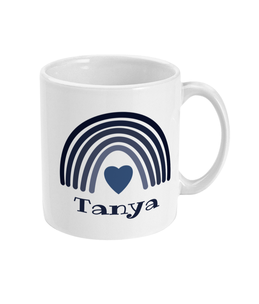 11oz Ceramic Mug - Personalised Rainbow Mug - Image 3