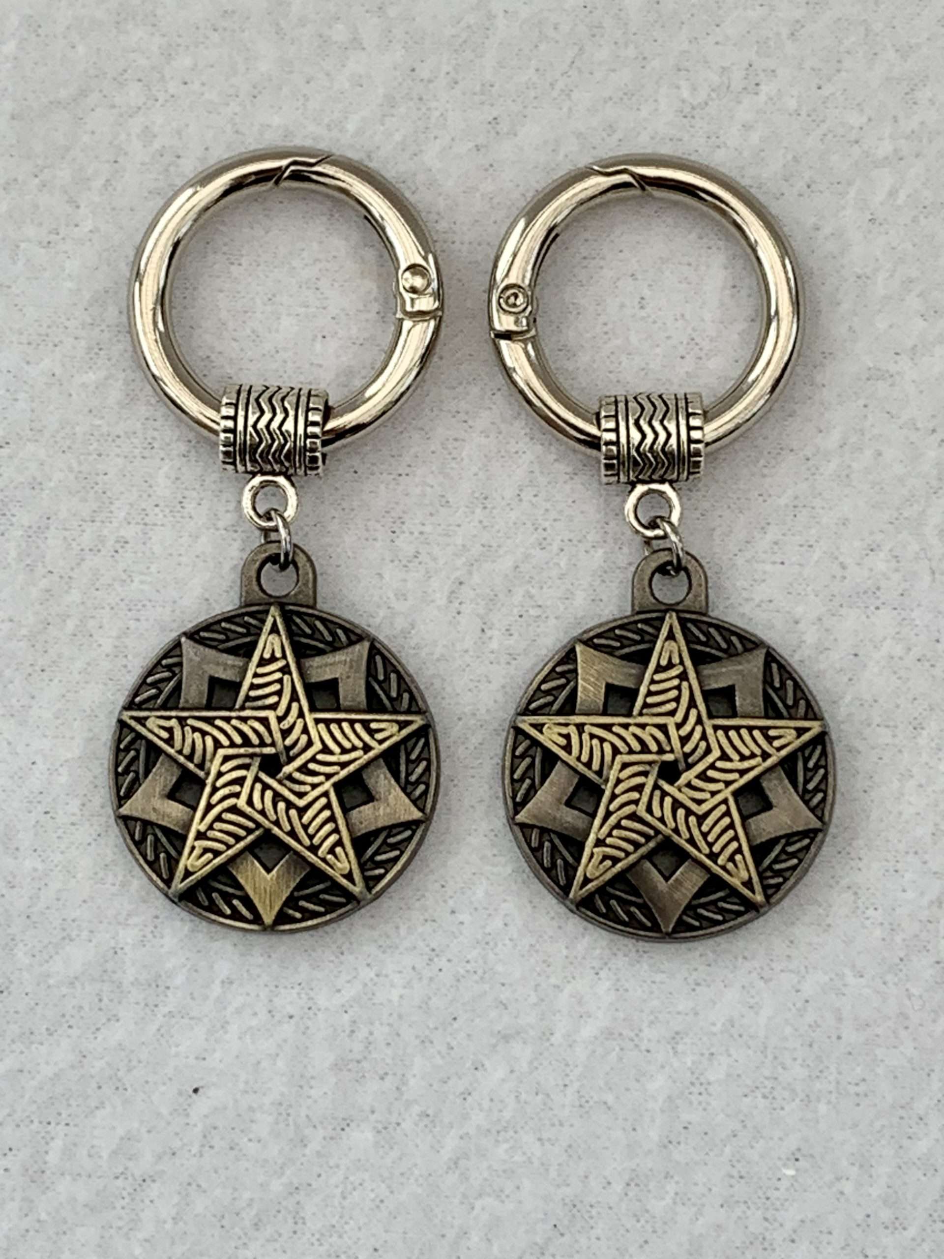 Pentagram Dr Martens Charms | Alt Boot Accessories | DM Tag Charms | Grunge | Air Wair - Image 5