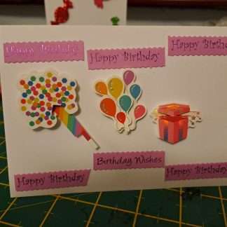 Single Handmade Female Birthday Card