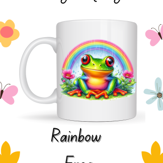 Rainbow Frog Ceramic Coffee Mug