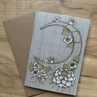 Greetings card - Moonlight Blooms
