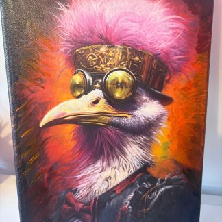 A4 bird canvas