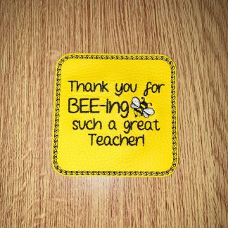 1058. Thank you for BEEing such a great teacher coaster.