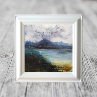 Dundonnell Landscape modern impressionist Scottish painting.