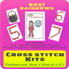 K031 Rainbows Cross Stitch Kit
