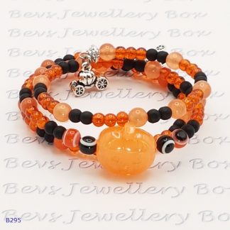 Pumpkin and Carriage Bracelet – B295