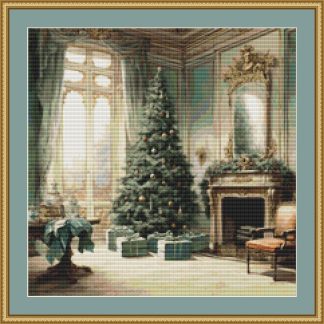 Christmas Room 3 Cross Stitch Pattern