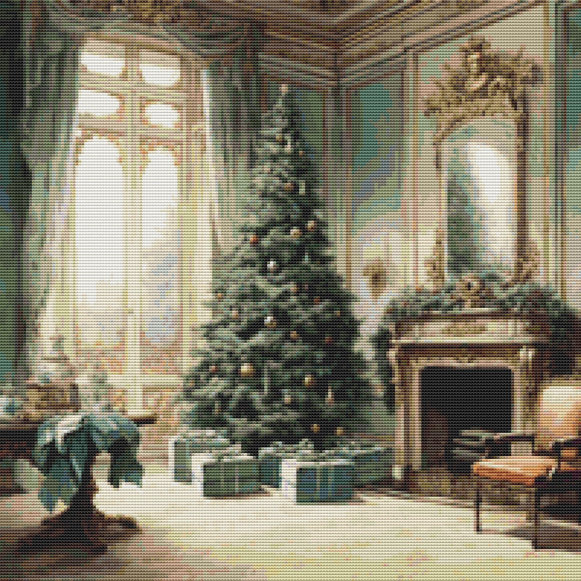 Christmas Room 3 Cross Stitch Pattern - Image 2