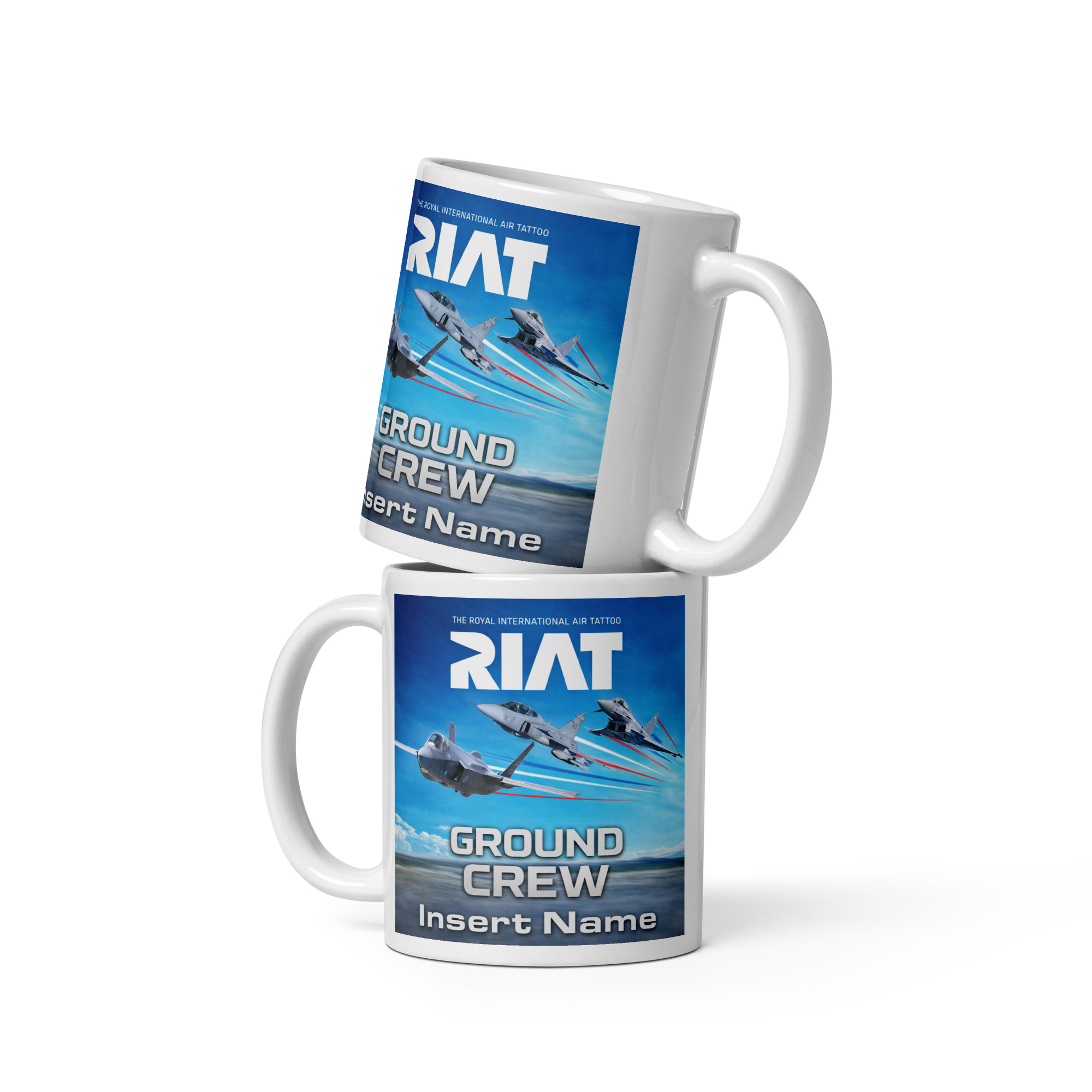 RIAT Ground Crew Personalised Mug RAF Air Tattoo Gift Aviation Mug