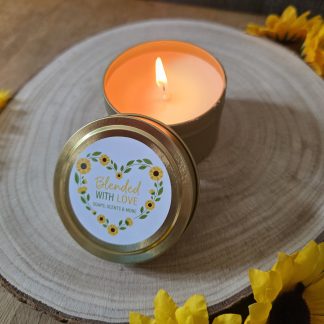 Gold Tin Candle 100g