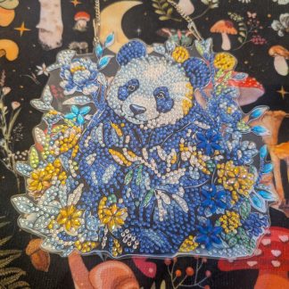 Blue Panda Diamond Art Wall Decor