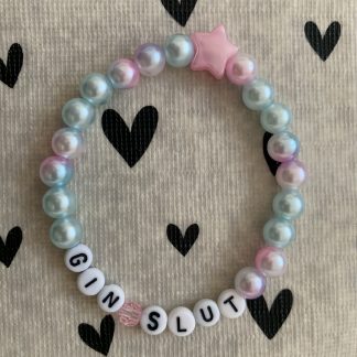 GIN SLUT - Handmade Beaded Bracelet