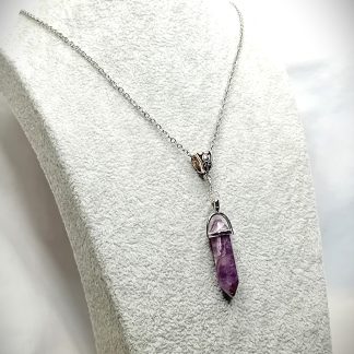 Purple Agate Necklace