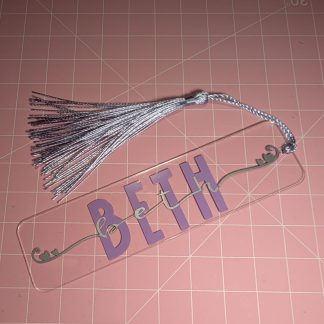 Personalised Name Bookmark