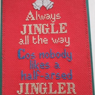 Jingle all the Way Christmas Card PDF Pattern