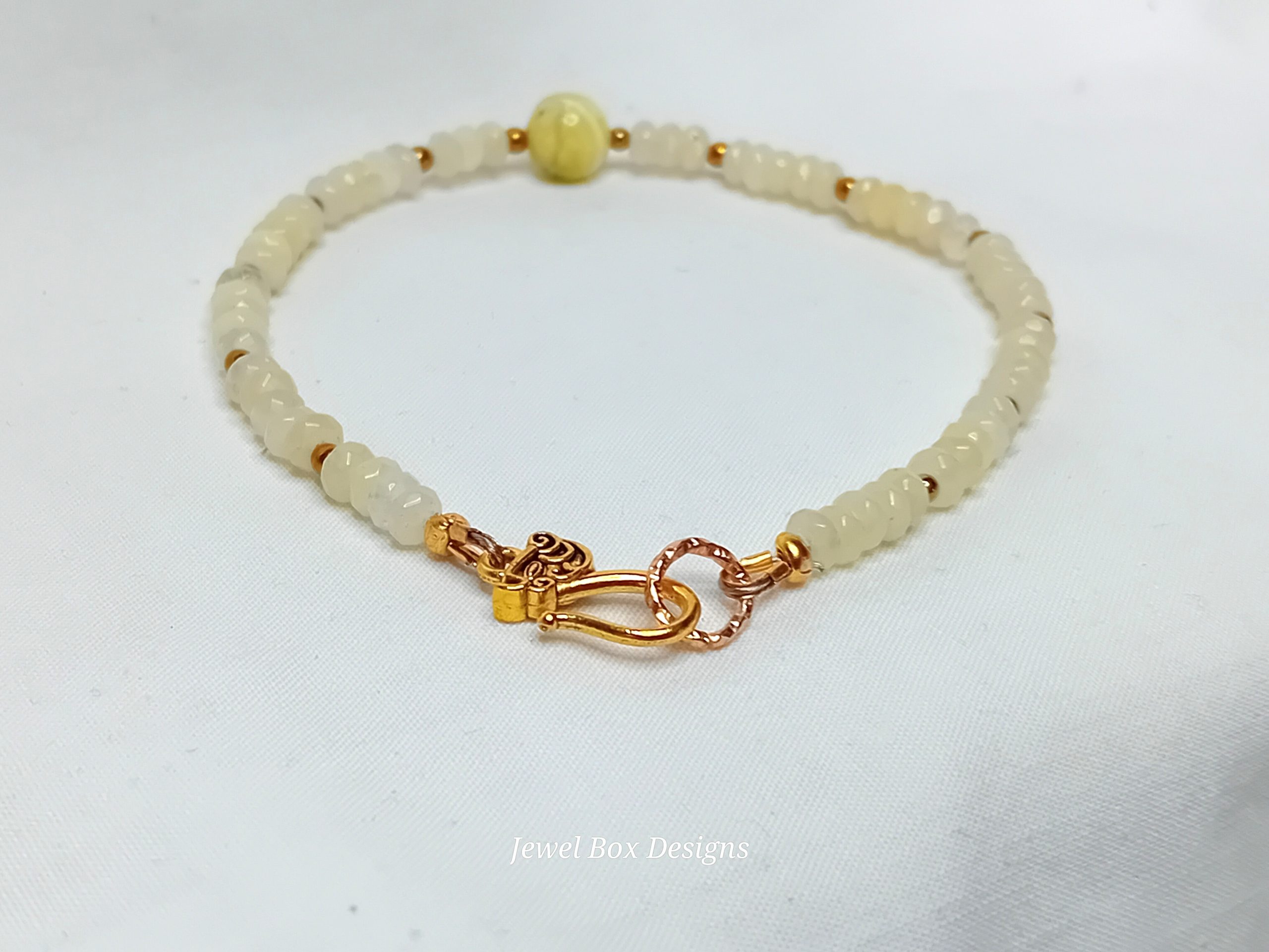 Yellow Chalcedony & Yellow Opal Bracelet - Image 3