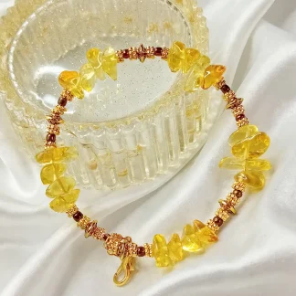 Citrine & Bronze ~ The Sunflower Bracelet