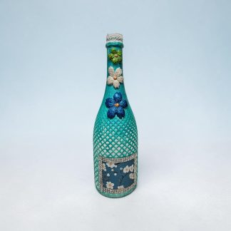 Upcycled glass bottle