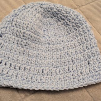 Pastel blue kids beanie hat