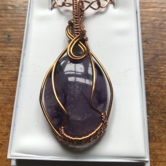 Copper Amethyst Pendant