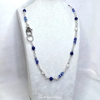 Moonstone & Lapis Lazuli Necklace