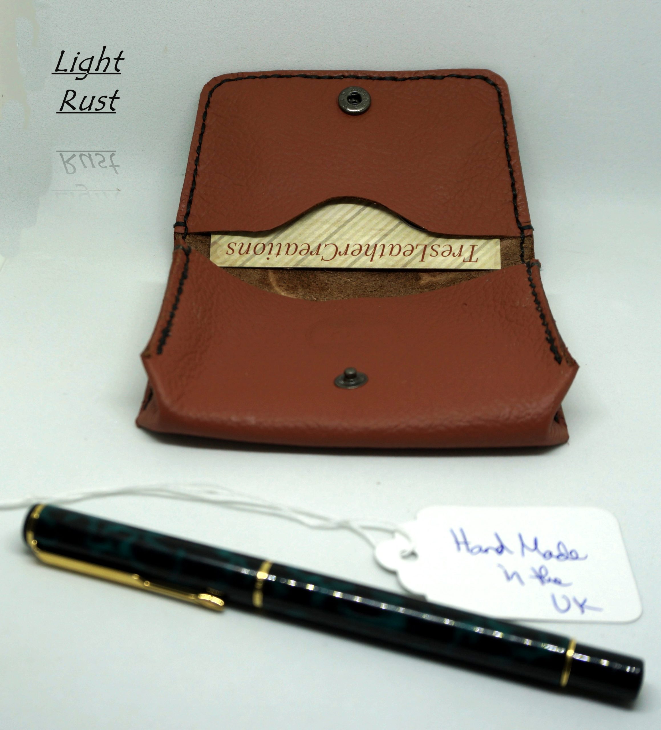 Card and Coin Pouch in Genuine Leather - Image 4