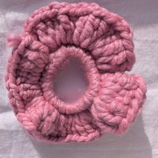 Pink Chunky Scrunchie