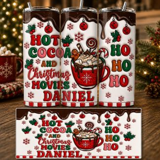 Personalised 20oz Christmas Tumbler