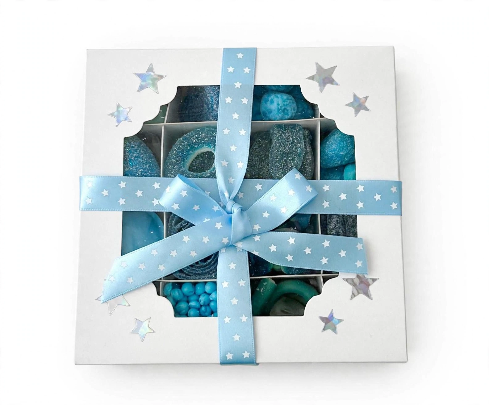 Baby Boy Gift Box | Baby Shower Sweets Box | Blue Baby Shower Gift | Newborn Boy Treats - Image 3